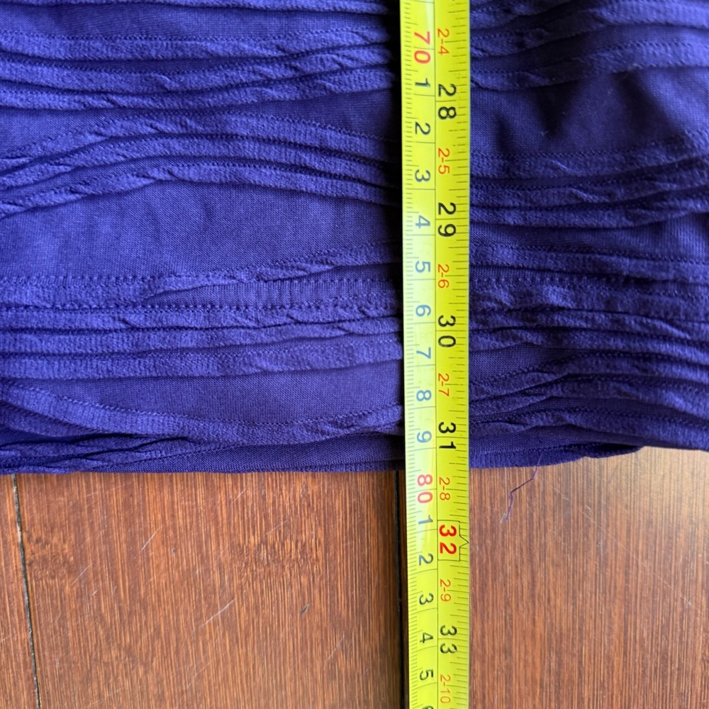 Women’s Guess Purple Sleeveless Bodycon Dress - Picture 9 of 9